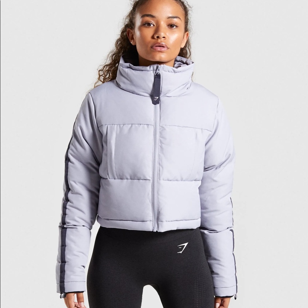 GYMSHARK OVERSIZED CROPPED PUFFER